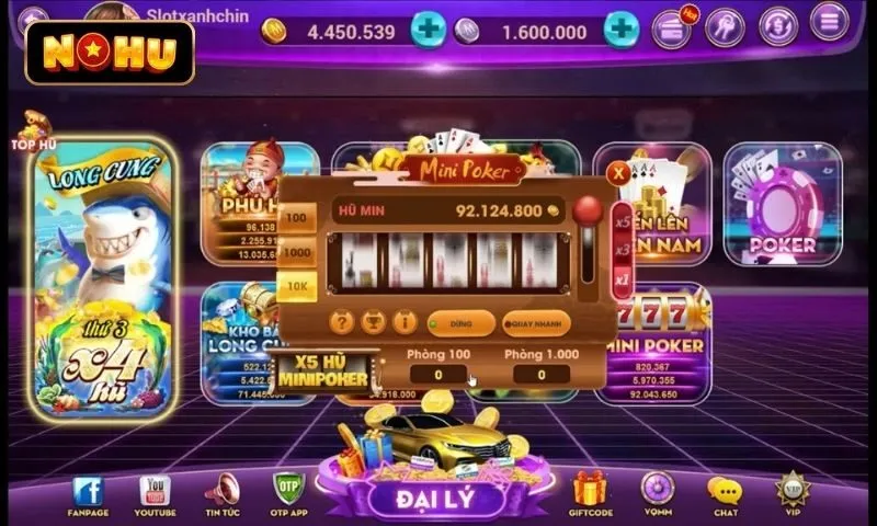 Người chơi nên thử sức ở nhiều game nổ hũ để có thêm cơ hội thắng