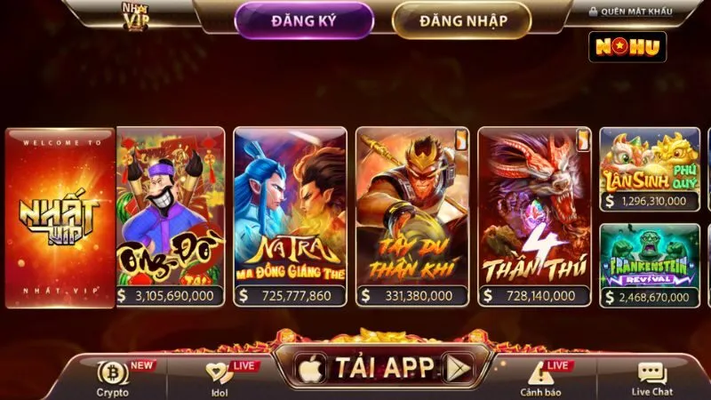 Nổ hũ hấp dẫn tại NhatVip