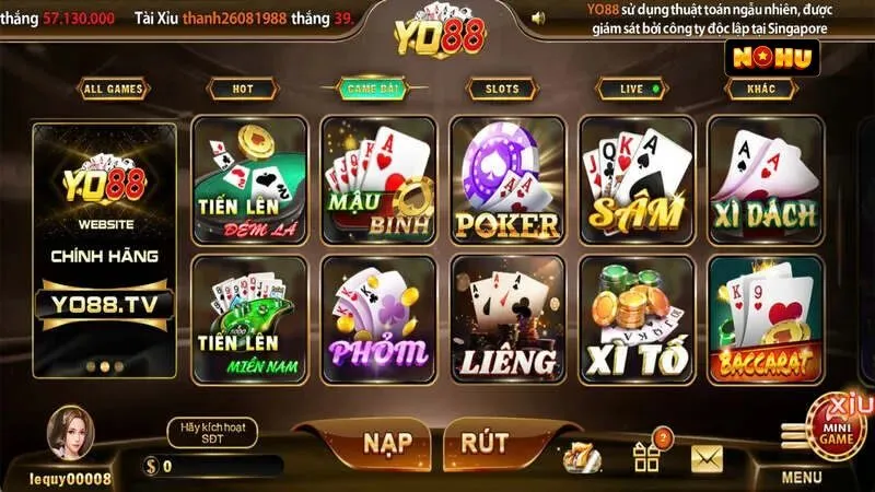 Tìm hiểu về cổng game đổi thưởng Yo88