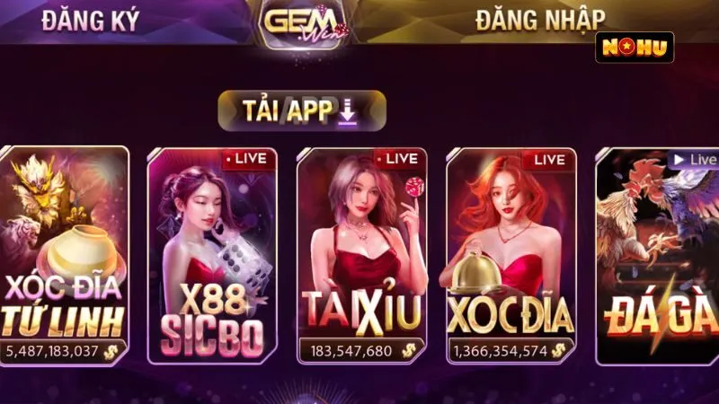 Tổng quan về cổng game Gemwin